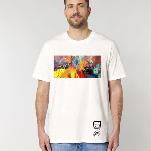 Tee Unisex valkoinen 2 Rändöm Originals T-shirt, unisex (print: Eva Wahlström)